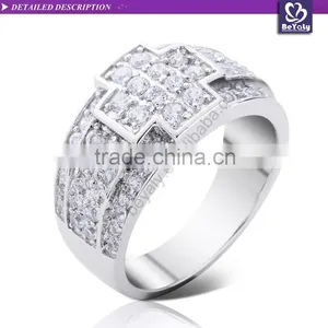 Wholesale Jewelry Fashion 925 Sterling Silver cz Value Ring Rings for Woman and Men thumbnail-1