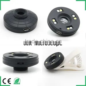Microscope Magnification Universal Clip LED Pocket Mini Jewellery Magnifier Glass Loupe Eye Lens for IPhone Samsung thumbnail-6