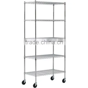 China NSF & ISO Approval Chrome Wire Shelving for Sale , Wire Mesh Shelf , Wire Mesh Rack thumbnail-4
