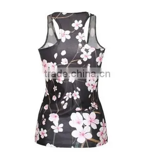 Women Sexy Bodycon Delicate Summer New Tree Print 3D Vest Tops thumbnail-6