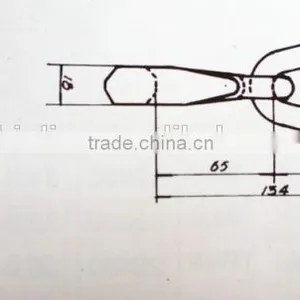 1/2"PEAR LINK WITH 3/8" EYE GRAB HOOK thumbnail-3