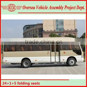 LHD/RHD Diesel Consumption Bus Body Builder 25 Seater Bus thumbnail-1