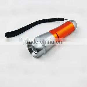 1101- 1 Watt LED Light Aluminum Telescopic Flashlight With ZOOM Function for Camping Usage thumbnail-4