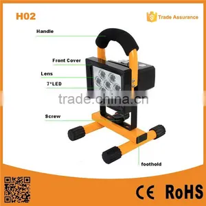 H02 Super Bright LED Portable Work Light,10W Rechargeable Led Flood Light thumbnail-1