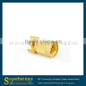 SMA Male Vertical Pcb Mount Jack Straight Connector thumbnail-1