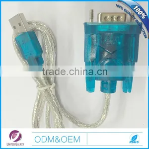 High Quality USB to RS232 DB9 9pin OD5mm PVC Male to Male Cable Use for Iphone Mac Computer thumbnail-2
