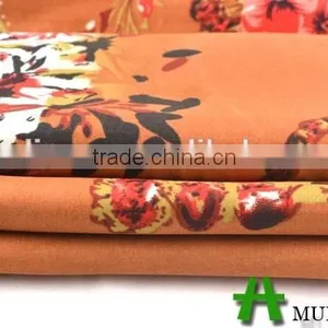 Shaoxing Textile Polyester 50D Printed Satin Fabric/ Satin Pajamas Woman Fabric thumbnail-2