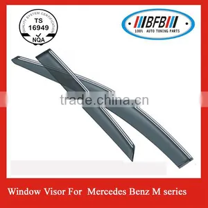 Rear Window Sun Visor Door Visor for Mercedes Benz Chrome Window Visor thumbnail-1