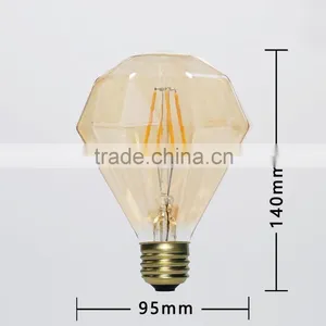 China Vintage Retro Indoor Dimmable D95 E26 E27 B22 Low Energy 3w Edison Led Lights Led Bulb thumbnail-4