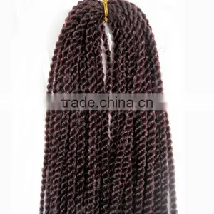 Twist Crochet Braids Synthetic Hair Extension, Afro KinkyJumbo Hair thumbnail-1