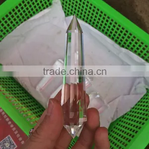 Natural Clear Quartz Crystal Polyhedral Pillar With 13 Facets thumbnail-2