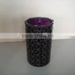 PLUM MOSAIC VASE DECORATION thumbnail-1