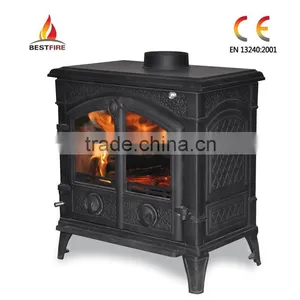 Freestanding Troditional Indoor Cast Iron Multifuel Stove thumbnail-1