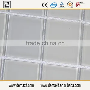 Brick Pearl White Crystal Glass Mosaic Tile for Bar Decoration thumbnail-2