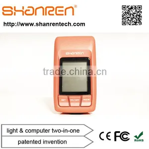 Bike Light Waterproof and Led Usb Rechargeable LCD Backlight Wireless Bike Odometer 3.7v Bicycle Led Light thumbnail-1