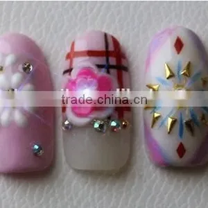 2015 New Style Traditional Artificial Fingernails Light up Nail Stickers for Shiny Acrylic Light Nail Display thumbnail-5