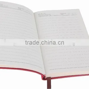 Custom A5 A6 pu Cover Notebook With Bookmark thumbnail-2