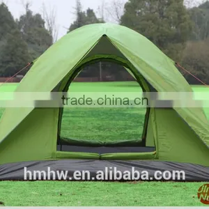 3 Person Double Door Fiberglass Pole Camping/travelling Tent thumbnail-1