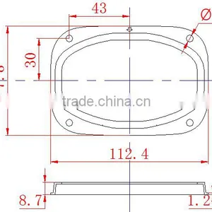 102mm COB Led Street Light Optical Glass Lens thumbnail-6