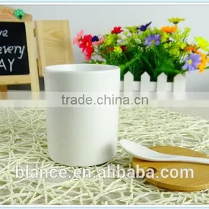Ceramic Spice Jars Set White Salt and Pepper and Sugar Pots thumbnail-1