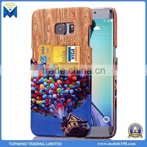 High Quality PU Leather Back Cover Case for Samsung Galaxy S6 Edge Plus thumbnail-5