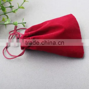 Velvet Jewelry Bag 9 Color Choices Drawstring Pouch Bag Christmas Wedding Gift Bag thumbnail-4