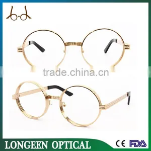 Latest Round Gold Reading Glasses/Retro Optical Frame thumbnail-1