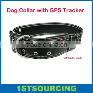 Fashionable GPS Dog Collar / Leather Dog GPS Tracker thumbnail-1