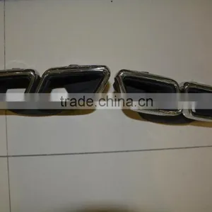 Exhaust Tail Pipe Tips for Mercedes Benz W205 C63 C450 C Class Chrome thumbnail-3