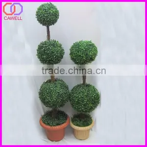Led Lighted Silk Artificial Topiary Grass Ball Tree thumbnail-1
