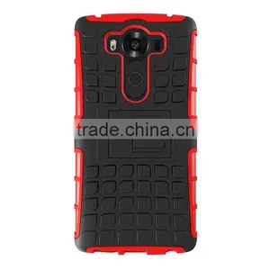 Cheap Goods From China For LG V10 G4 Pro PC + TPU Shockproof Hard Hybrid Rubberized Kickstand Case, Case for lg V10 g4 Pro thumbnail-2