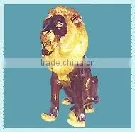 Brass Lion Statue , Brass Animal Figures , Statue , Sculptures thumbnail-1