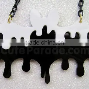 Wholesale Blank Clear Plastic Owl Laser Cut Acrylic Key Chain thumbnail-4
