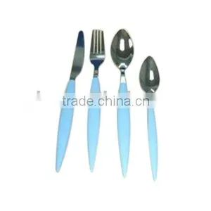 Stainless Steel Cutlery With Plastic Handle thumbnail-1