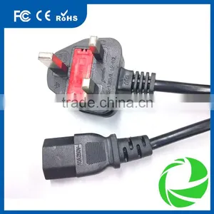 High Quality UK Power Cord With in Line Switch for British Market Power Supply Cord thumbnail-6