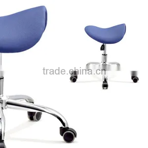 Modern Design Foldable Leather/fabric Saddle Stool thumbnail-1