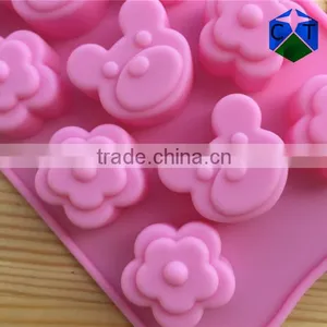 CTBED-083 Silicone Cake Mould Mold Bear Clubs Chocolate Cookie Ice Tray Mold Handmade Soap Mold thumbnail-6