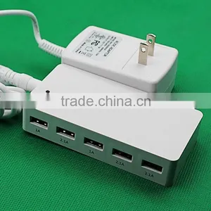 2015 Hot Sale 2.1A 5 Port Tablet PC Usb Fast Charger thumbnail-1