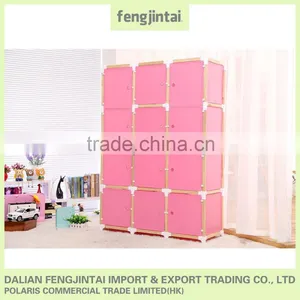 2015 Hot Sales Diy Closet Plastic Bedroom Wardrobe Design thumbnail-4