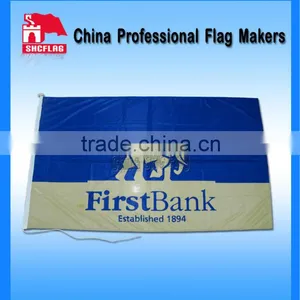 High Quality Polyester Promo Flag Banners 4 Gromet thumbnail-1