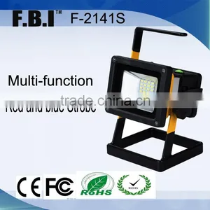 10w Battery Operated and Portable Floodlight Led as Rechargeable Warning Light thumbnail-1