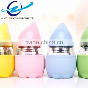 Creative Glass Bottle Silicone Cup Sleeve thumbnail-1