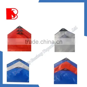 China Supplier Outdoor Use Damp Proof Eyelet PE Tarpaulin thumbnail-1