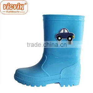 Kids Last Olid Color Pvc Rain Boots thumbnail-1