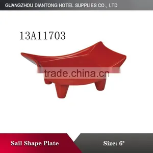 2015 Good Quality Ceramic Serving Boat Shape Plate thumbnail-3