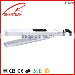 China Wholesale Professional LCD Hair Straightener Flat Iron Hair Styler Ceramic Plate Straightening Iron 230C thumbnail-1