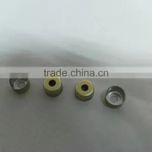 8mm Crimp Golden Aluminum Caps for Glass Cartridges thumbnail-5