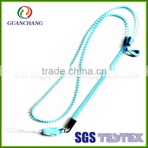 Custom Brand Own Zip Lanyard From China Factory thumbnail-3