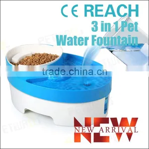 Newest 3 in 1 Featured Dog Drinking Water Fountain thumbnail-2