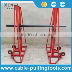 5T Cable Drum Stand With Hydraulic Lifting Jacks thumbnail-2